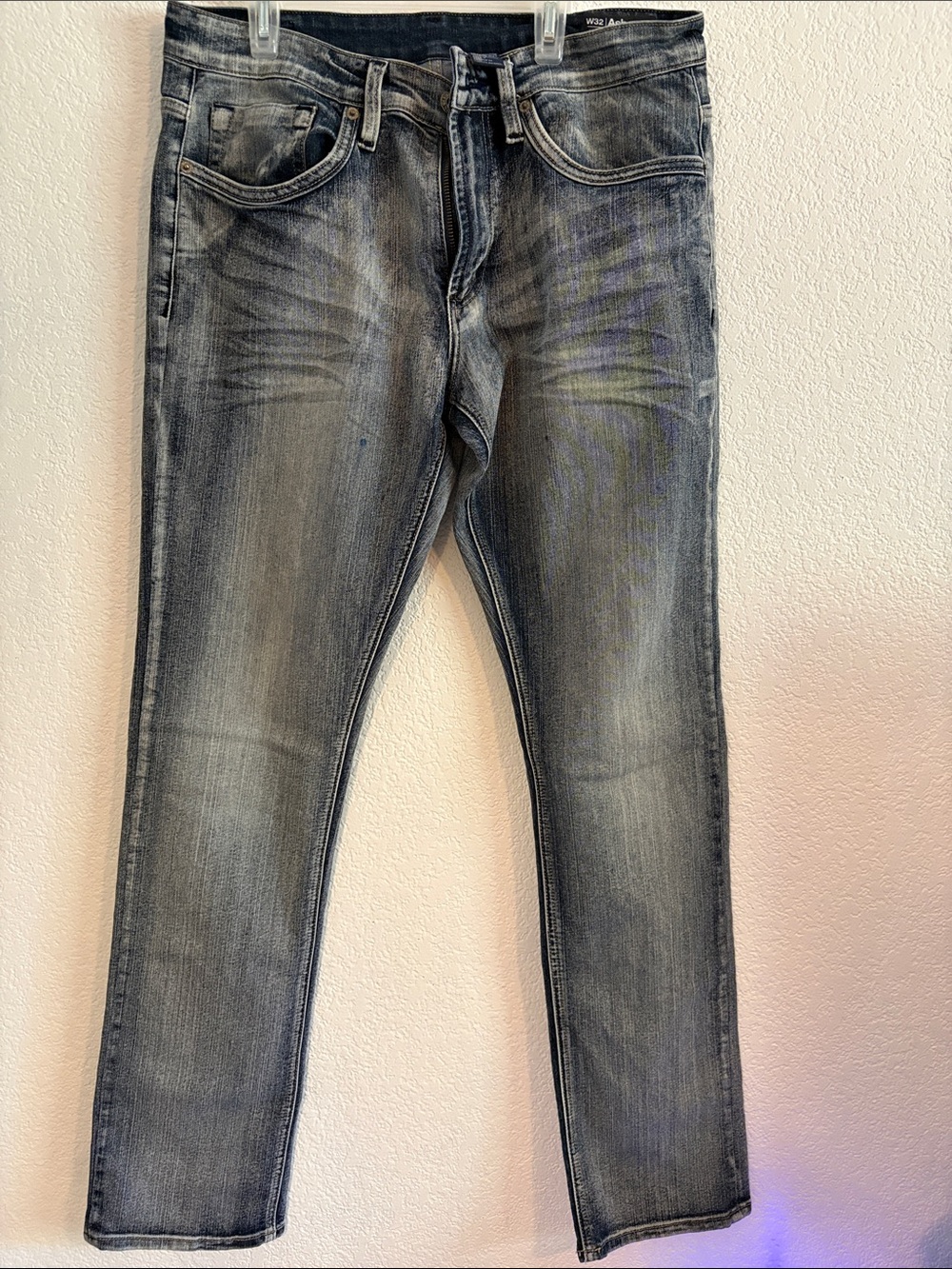 Buffalo David Bitton Men's Slim Washed Denim - Faded Blue